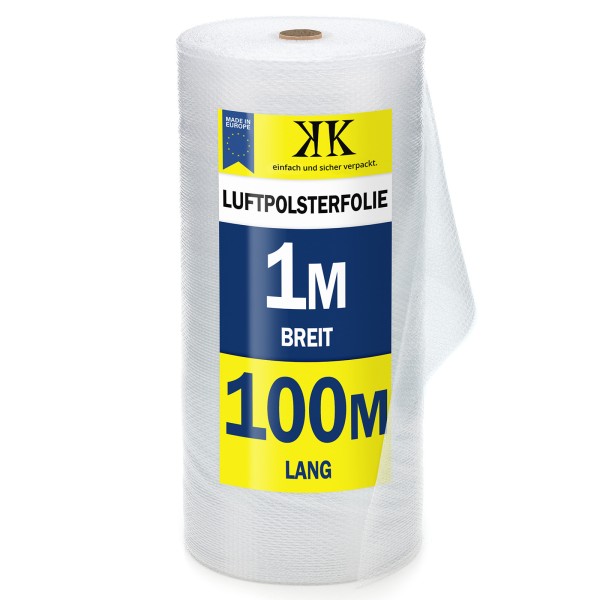 Luftpolsterfolie 100 cm x 100 m (60 my)