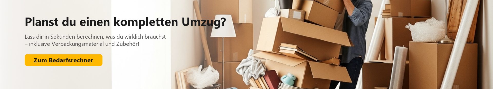 Bedarfsrechner - Bedarf in 20 Sekunden berechnen